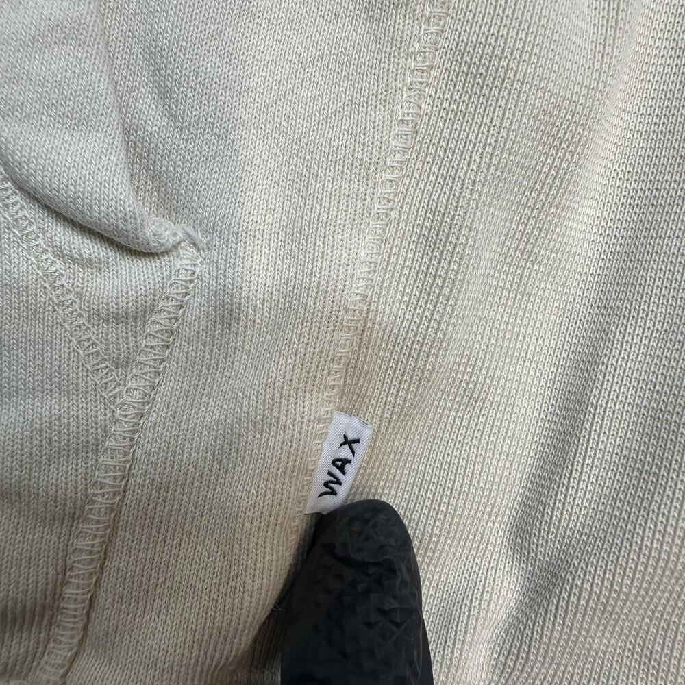 WAX London Hoodie Mens S White Pullover Embroidered Logo Casual Streetwear - Picture 6 of 16